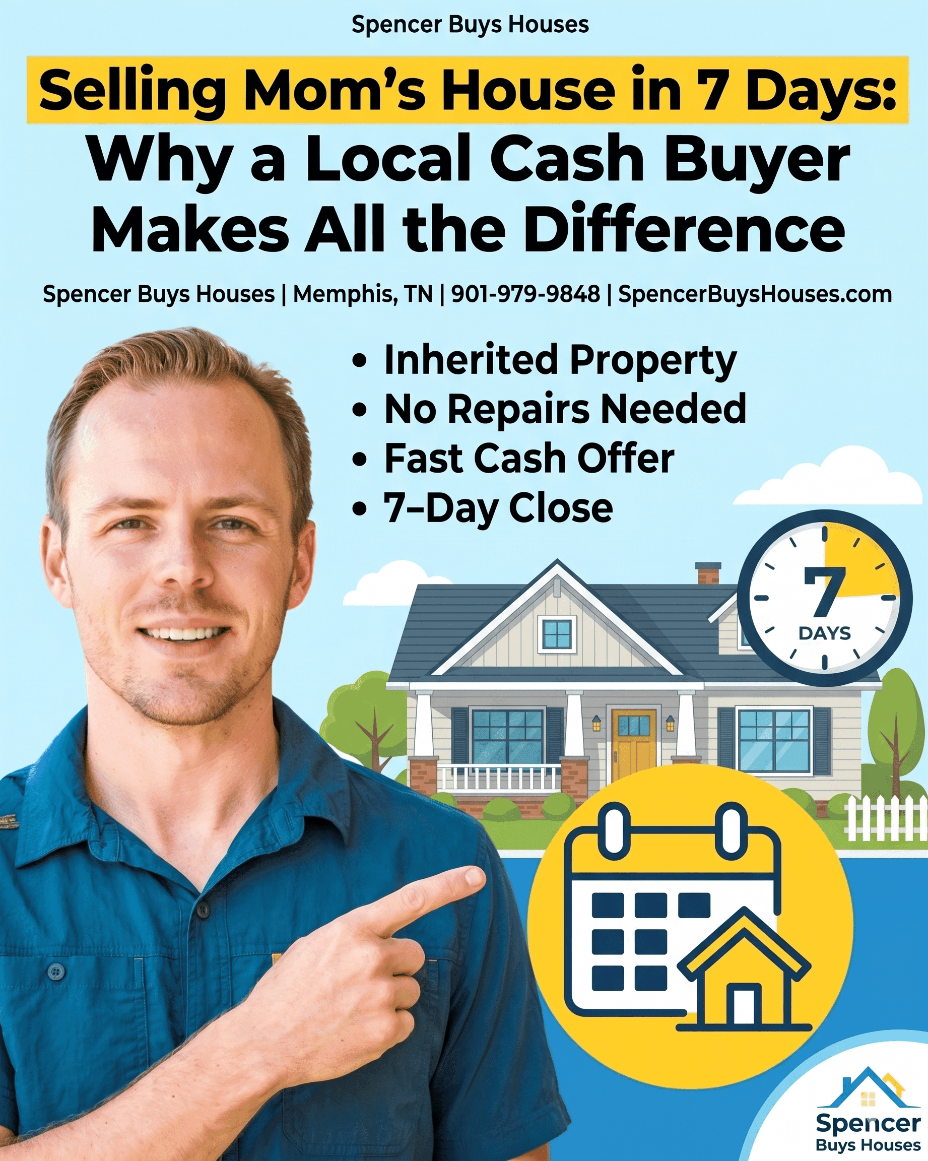 Selling Mom's House in 7 Days: Why a Local Cash Buyer Makes All the Difference
